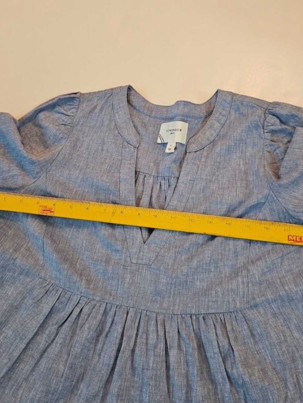 Tuckernuck Pomander Place Chambray Kenzo Dress M - Picture 8 of 9